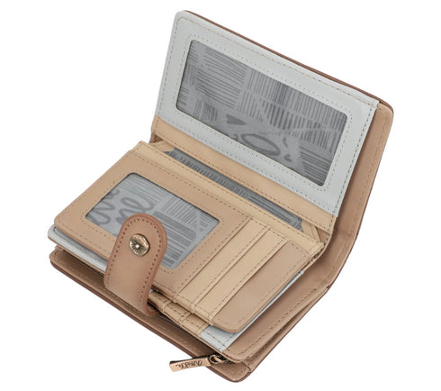 Portofel casual, dama, ANEKKE 38709-902, maro, piele ecologica